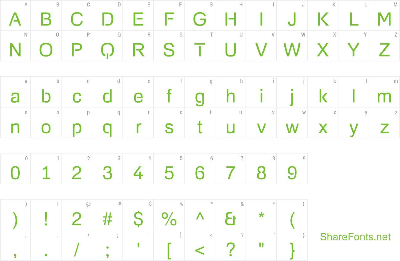 Font Foobar Pro preview